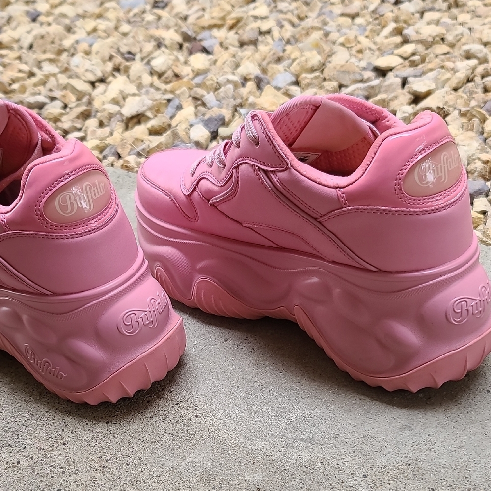Buffalo David Bitton Bubblegum Pink Sneakers - Picture 6 of 9
